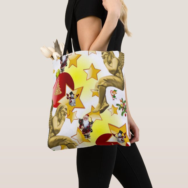 Weihnachten Frauen Tragetaschen, Engel Tasche (Von Nahem)
