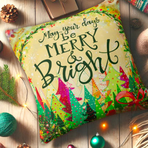 Weihnachten - Freude und Helle Spaß - Urlaub Inspi Kissen
