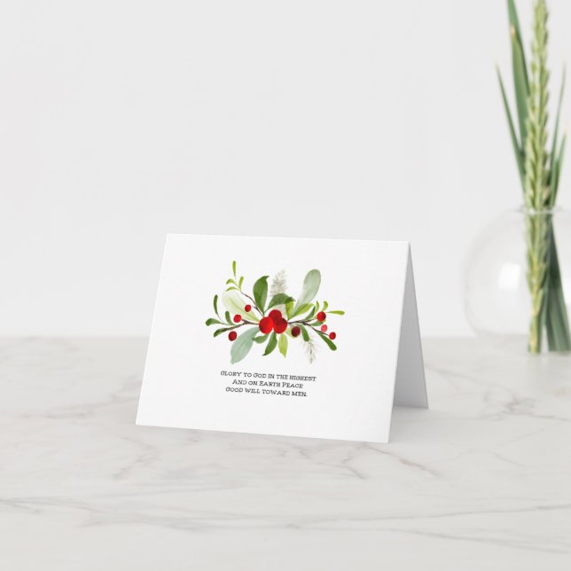 Weihnachten Frieden und guter Wille (Vorderseite)