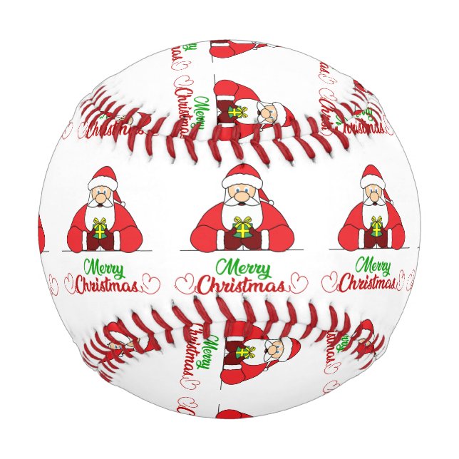 Weihnachten froh baseball (Vorderseite)