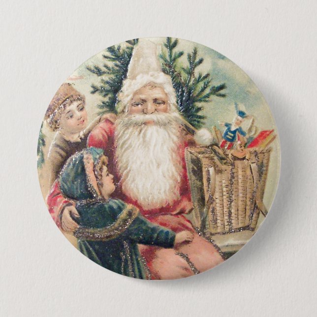 Weihnachten froh button (Vorderseite)