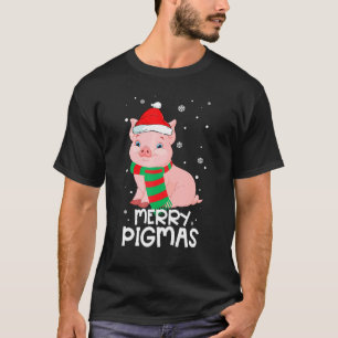 Weihnachten frohe Pigmas Weihnachten Weihnachten W T-Shirt