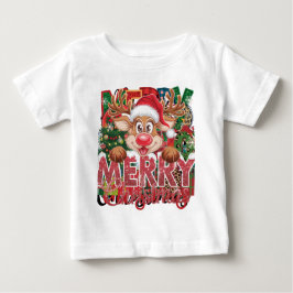 Weihnachten frohe Weihnachten Baby T-shirt