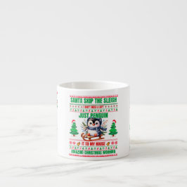 Weihnachten frohe Weihnachten für ein Geschenk Pin Espressotasse