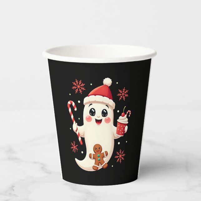 Weihnachten frohe Weihnachten für Geschenk Weihnac Pappbecher (Vorderseite)