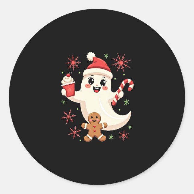 Weihnachten frohe Weihnachten für Geschenk Weihnac Runder Aufkleber (Vorderseite)