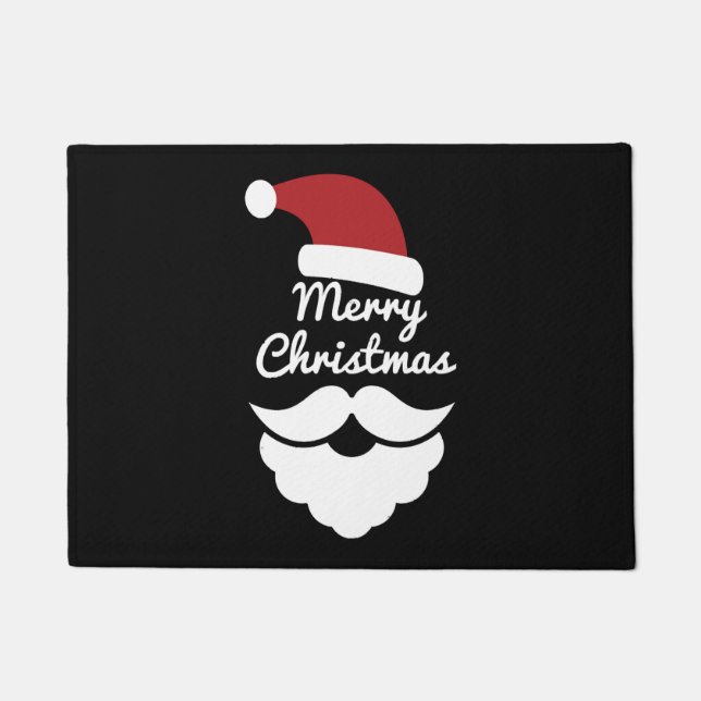 Weihnachten - Frohe Weihnachten! Fußmatte (Vorderseite)