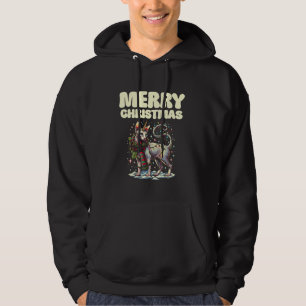 Weihnachten Frohe Weihnachten Katzen-Enthusiast Fe Hoodie