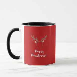 Weihnachten, frohe Weihnachten, Niedlicher Rentier Tasse