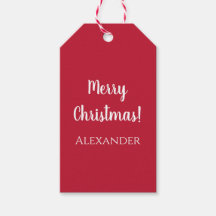Weihnachten Frohe Weihnachten Personalisiert Rot