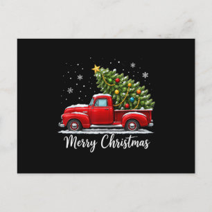 Weihnachten Frohe Weihnachten Roter LKW Baum Männe