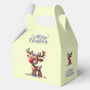Weihnachten Frohe Weihnachten Rudolph Geschenkbox Geschenkschachtel
