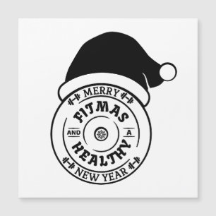 Weihnachten Frohe Weihnachten-Weihnachtsfeiern und Magnetkarte