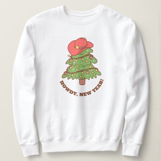 Weihnachten, fröhlich und hell, fröhlich, modern,  sweatshirt (Design vorne)