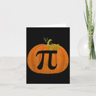 Weihnachten - Fun Math Geeks Mah Pumpkin Pie Karte