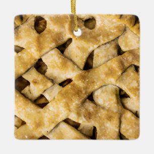 Weihnachten   Funny Apple Pie Pun Keramikornament