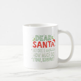 Weihnachten Funny Lieber Weihnachten, bevor ich er Kaffeetasse
