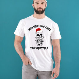 Weihnachten Funny Skeleton Holiday Pun Geschenk T-Shirt