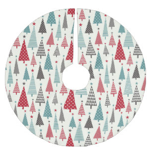 Weihnachten für ein Land Polyester Weihnachtsbaumdecke
