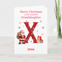 Weihnachten für Enkelin Name hinzufügen