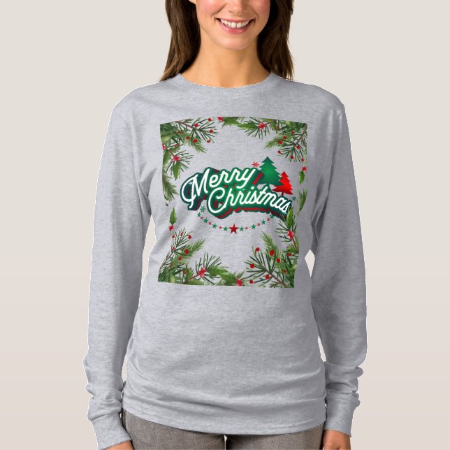 Weihnachten für Frauen in Shirt (Vorderseite)
