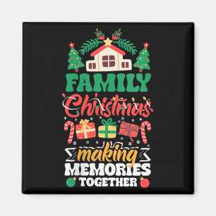 Weihnachten für Frauen und Familie, die gemeinsam Magnet