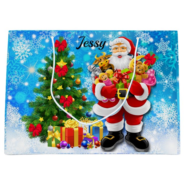 Weihnachten für junge Kinder Weihnachten mit Gesch Große Geschenktüte (Vorderseite)