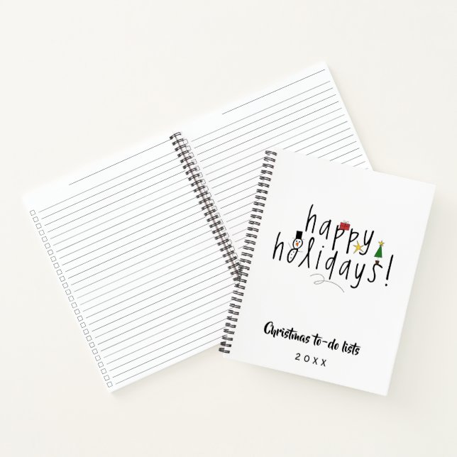 Weihnachten für Notizbuch (Innenseite)