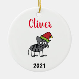 Weihnachten für personalisierte Haustiere Keramik Ornament