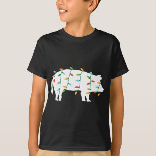 Weihnachten für Tiere Lover Weihnachtslicht T-Shirt