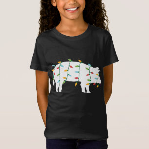 Weihnachten für Tiere Lover Weihnachtslicht T-Shirt