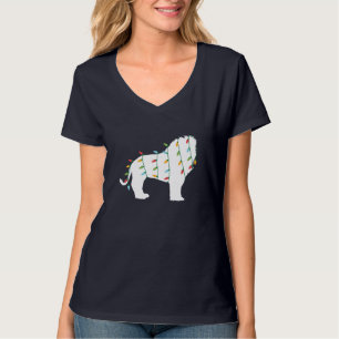 Weihnachten für Tiere Lover Weihnachtslicht T-Shirt