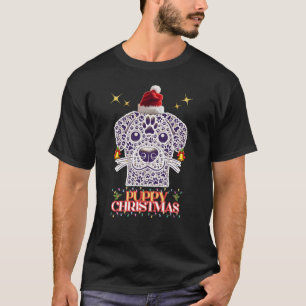 Weihnachten für Welpen - festes Hundebau T-Shirt