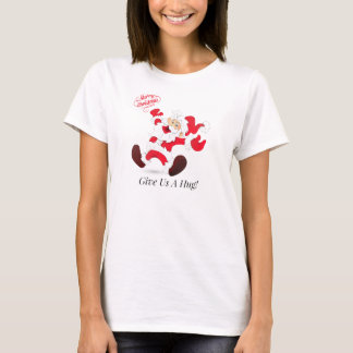 Weihnachten geben uns einen Umarmungs-T - Shirt
