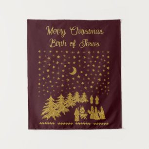 Weihnachten, Geburt Jesu Wandteppich