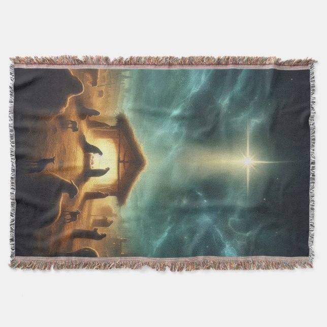 Weihnachten/Geburt/Jesus Decke (Vorderseite)
