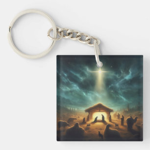 Weihnachten/Geburt/Jesus Schlüsselanhänger