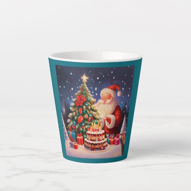 Weihnachten Geburtstag 10 Milchtasse (Vorderseite)