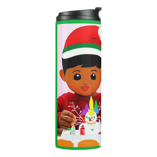 Weihnachten - Geburtstag 4 Thermosbecher (Nach links gedreht)