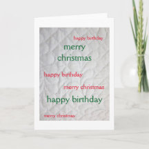 Weihnachten Geburtstag gequilt 2