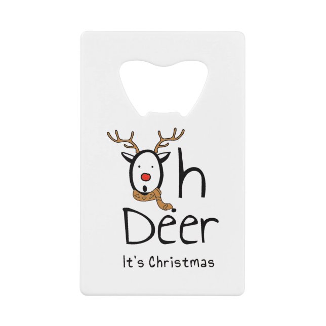 Weihnachten Geldbeutel Flaschenöffner (Vorderseite)