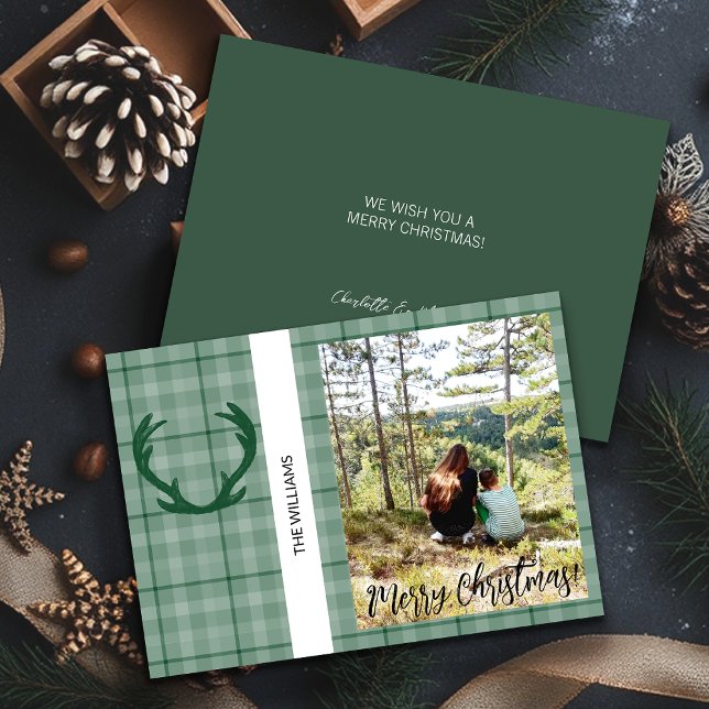 Weihnachten Gerahmten Foto Forest Green (Von Creator hochgeladen)