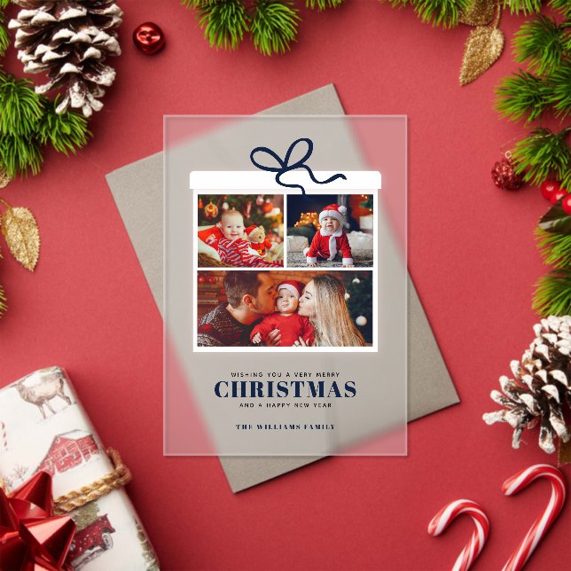 Weihnachten Geschenk 3 FotoCollage Acryleinladungen (Insitu (Feiertag))