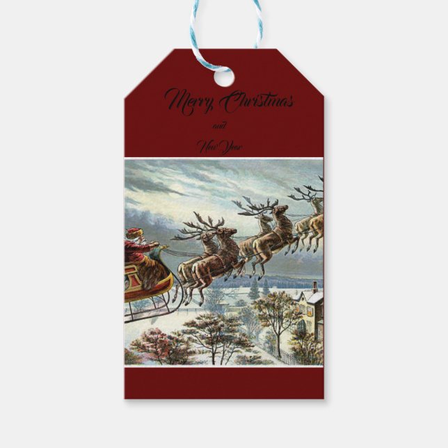 Weihnachten Geschenkanhänger (Vorderseite)