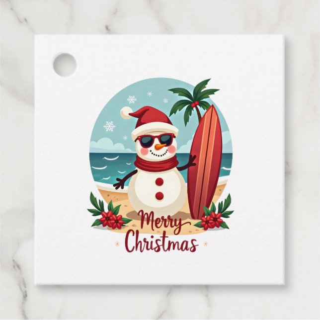 Weihnachten Geschenkanhänger (Vorderseite)