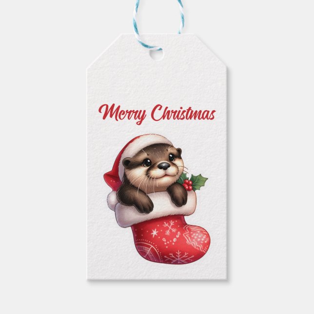 Weihnachten Geschenkanhänger (Vorderseite)