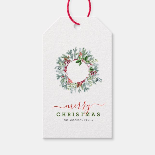 Weihnachten Geschenkanhänger (Vorderseite)