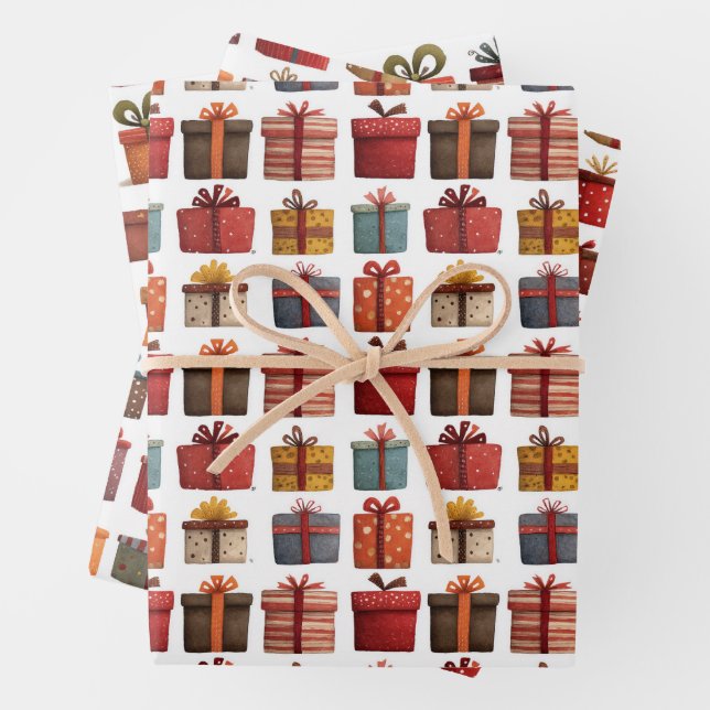 Weihnachten Geschenkboxen Weihnachten Weihnachten Geschenkpapier Set (Beispiel)