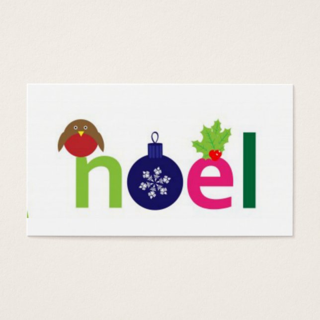 Weihnachten-Geschenketiketten (Vorderseite)