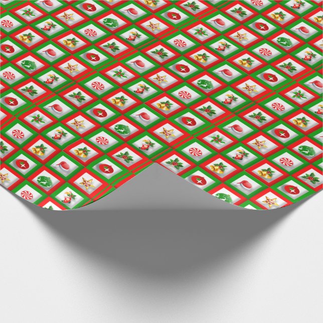 Weihnachten Geschenkpapier (Ecke)